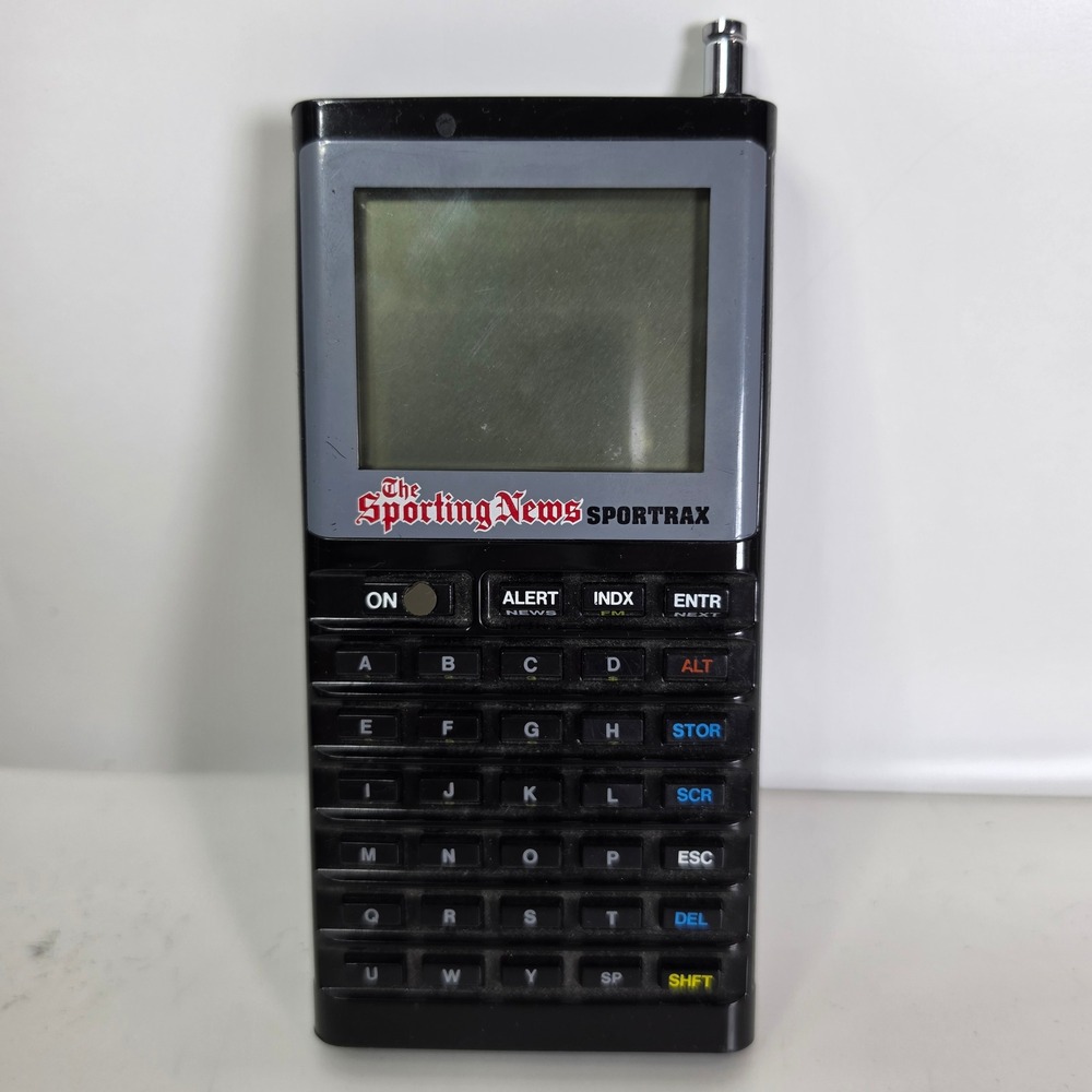 Vtg Motorola The Sporting News Sportrax Handheld Sports Pager Tracker 90s As Is
